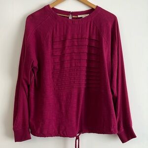 EUC - White stuff- deep pink top